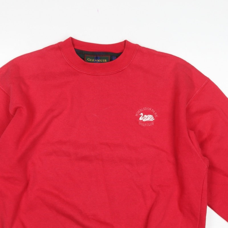 Additional view of Glenmuir Men's Red M Pullover Sweatshirt Wimbledon Park Golf Club