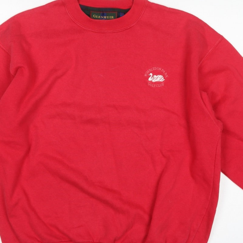 Additional view of Glenmuir Men's Red M Pullover Sweatshirt Wimbledon Park Golf Club
