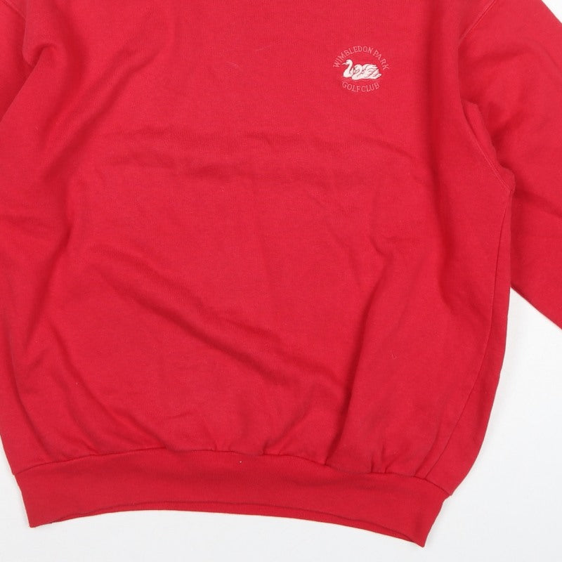 Additional view of Glenmuir Men's Red M Pullover Sweatshirt Wimbledon Park Golf Club