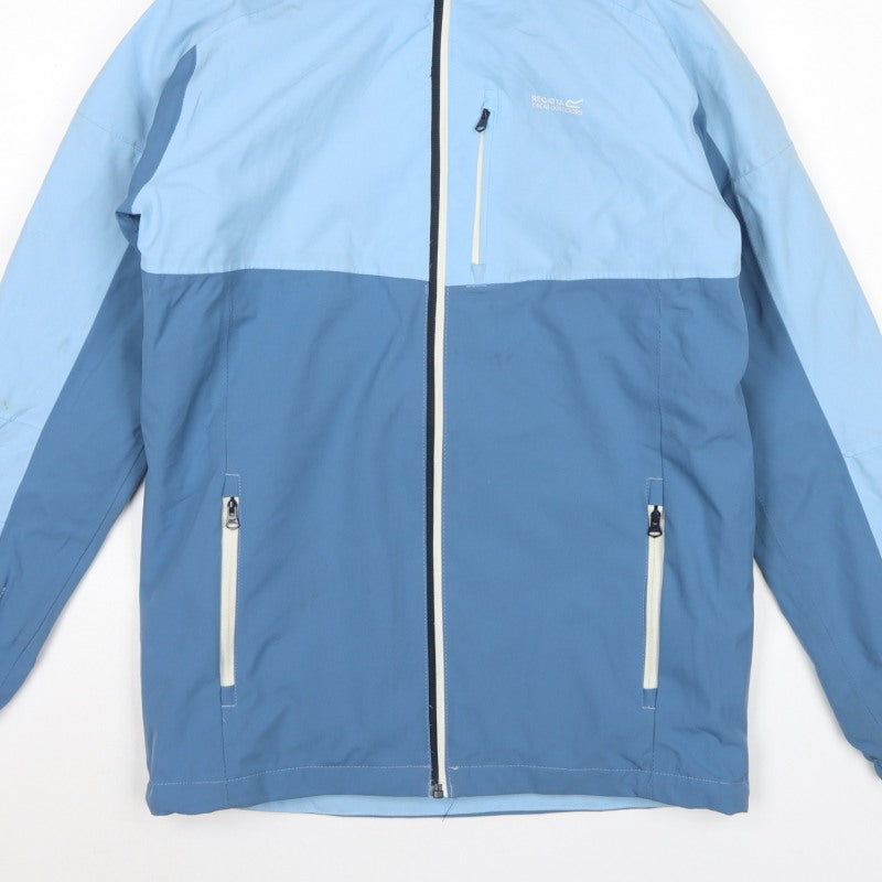 Regatta Boys Blue 15-16 Years Ski Jacket Hooded Padded Colourblock