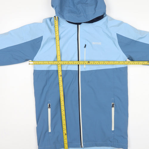Regatta Boys Blue 15-16 Years Ski Jacket Hooded Padded Colourblock