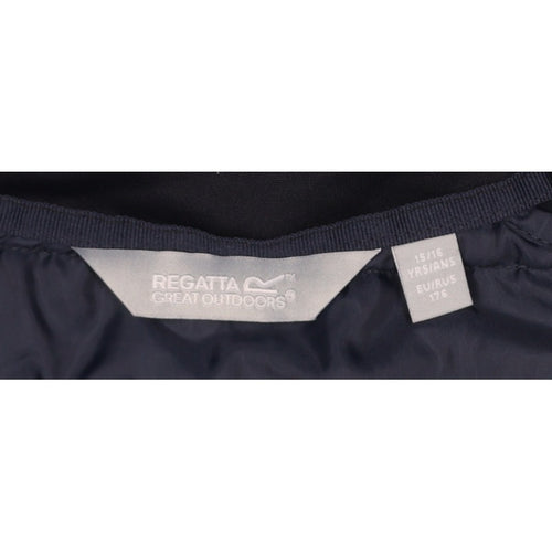 Regatta Boys Blue 15-16 Years Ski Jacket Hooded Padded Colourblock