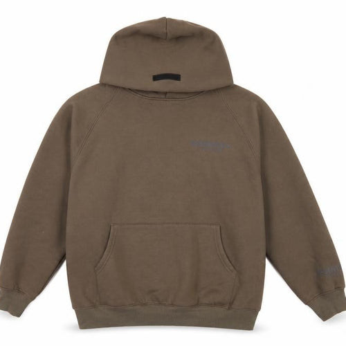 Essentials Fear of God Men’s Brown M Oversized Logo Pullover Hoodie