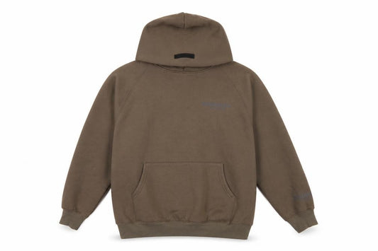 Essentials Fear of God Men’s Brown M Oversized Logo Pullover Hoodie