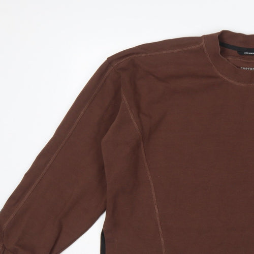 Superdry Women’s Brown M/L Code Sportswear Crew Neck Sweatshirt