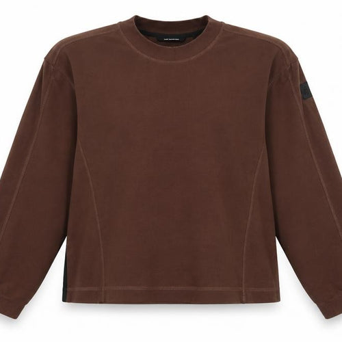 Superdry Women’s Brown M/L Code Sportswear Crew Neck Sweatshirt