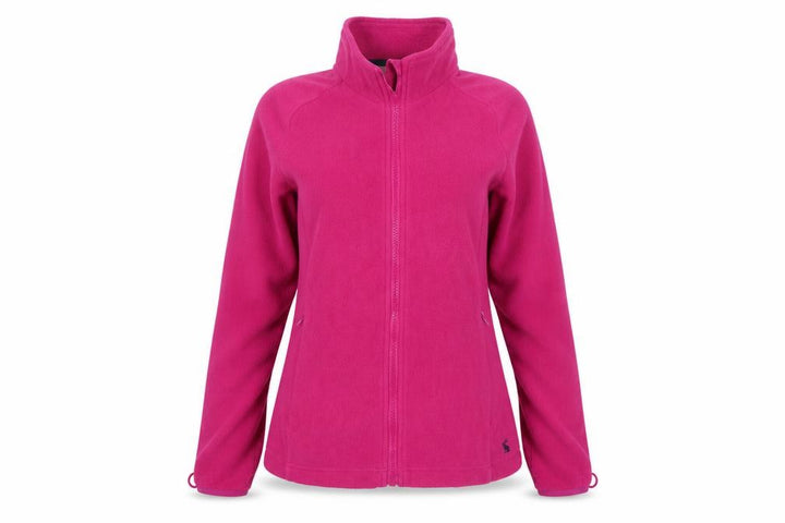 Joules Women’s Pink UK 8 Fleece Full Zip Lightweight Jacket Pockets