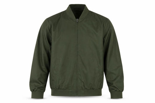 Topman Men’s Green M Bomber Jacket Full Zip Lined
