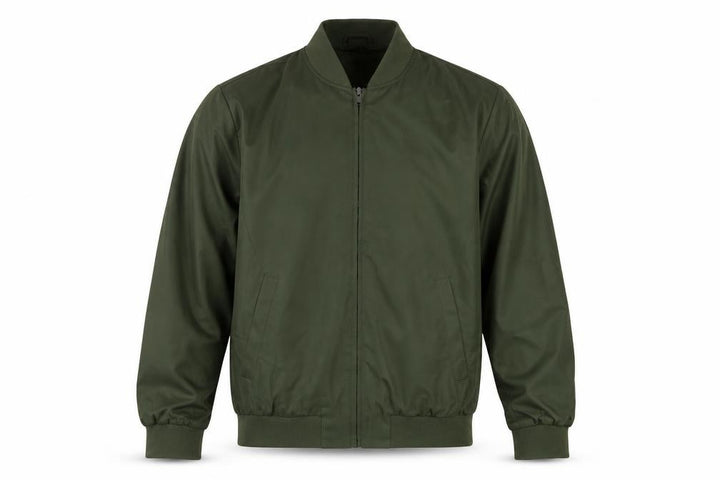 Topman Men’s Green M Bomber Jacket Full Zip Lined