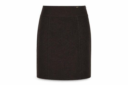 Giesswein Women Brown UK 12 Wool Pencil Knee Length Skirt