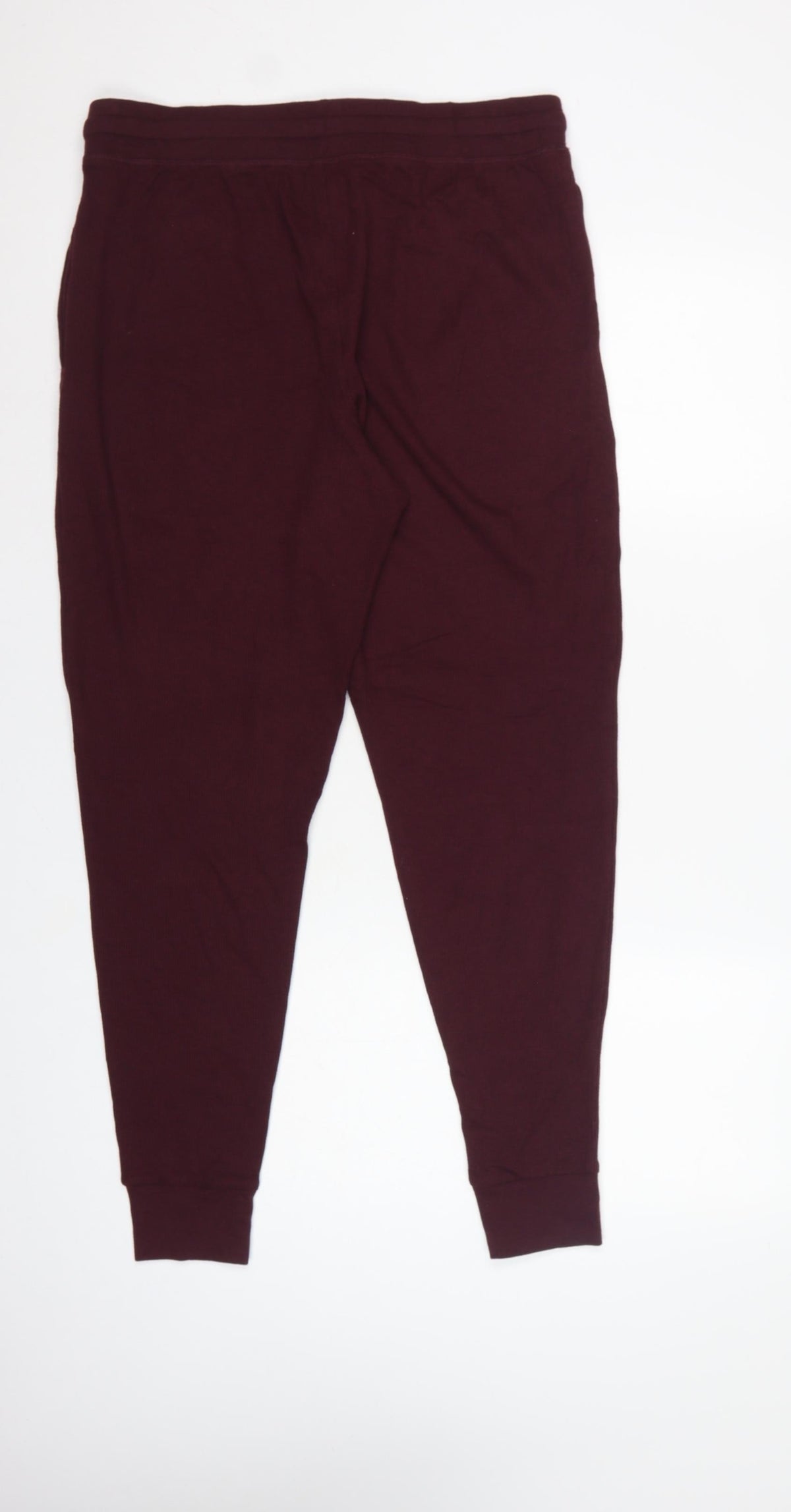 Brand and care label for Marks and Spencer Men’s Burgundy L Knit Drawstring Lounge Pants