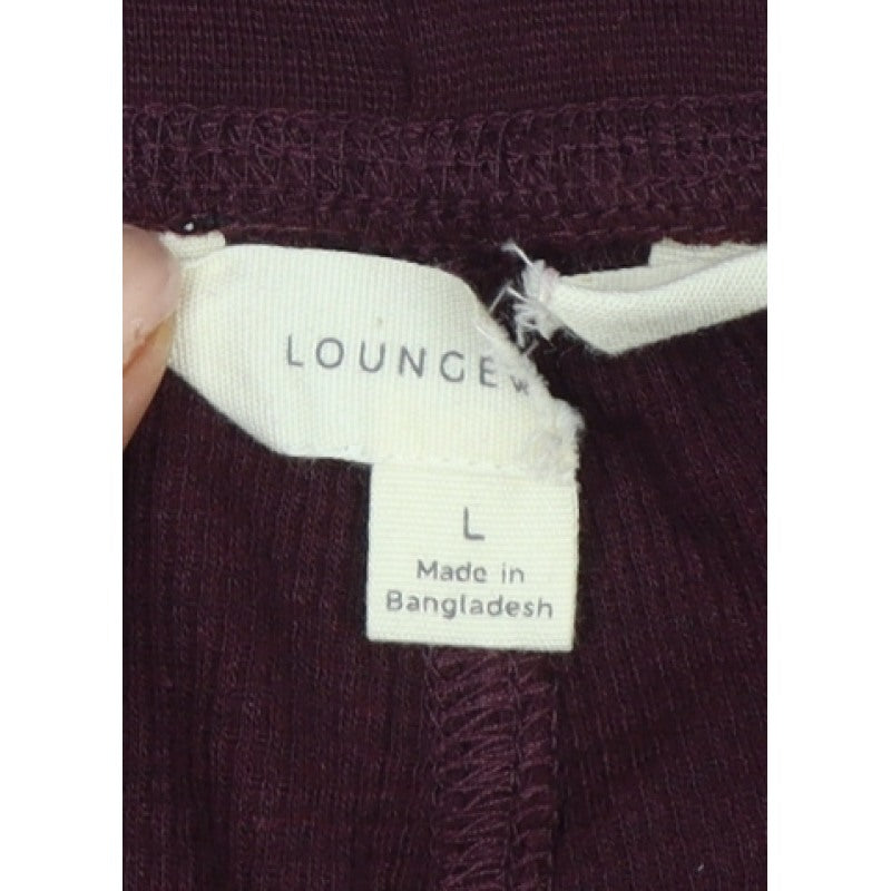 Additional view of Marks and Spencer Men’s Burgundy L Knit Drawstring Lounge Pants