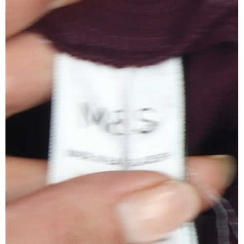 Marks & Spencer Men Red M Ribbed Drawstring Lounge Pyjama Pants