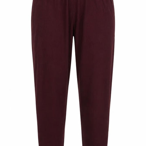 Marks & Spencer Men Red M Ribbed Drawstring Lounge Pyjama Pants