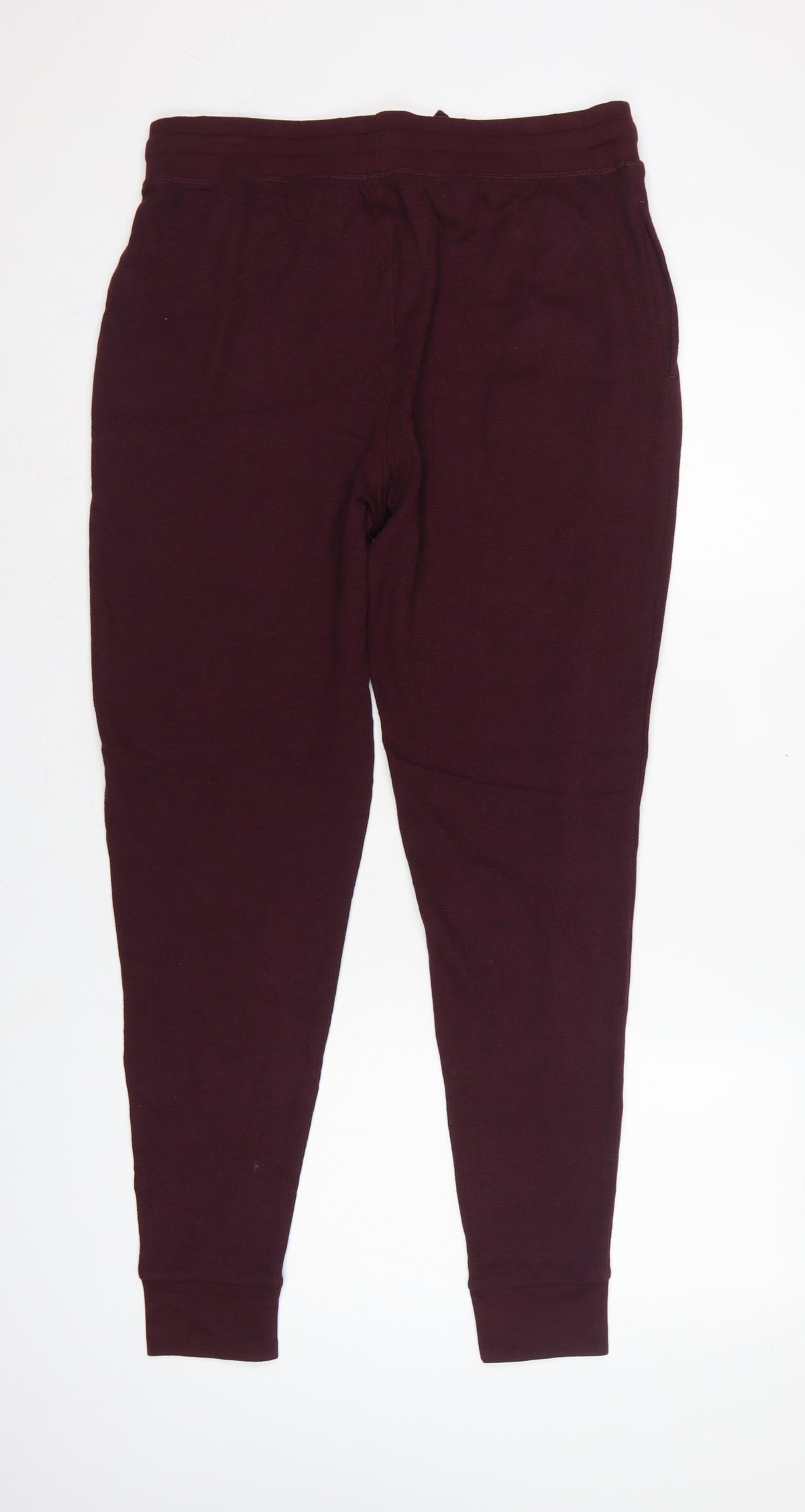 Close-up detail of M&S Men’s Purple L Loungewear Jogger Lounge Pants Drawstring
