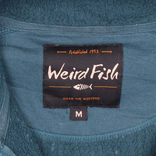Weird Fish Men’s Blue M Fleece Full Zip Basic Jacket