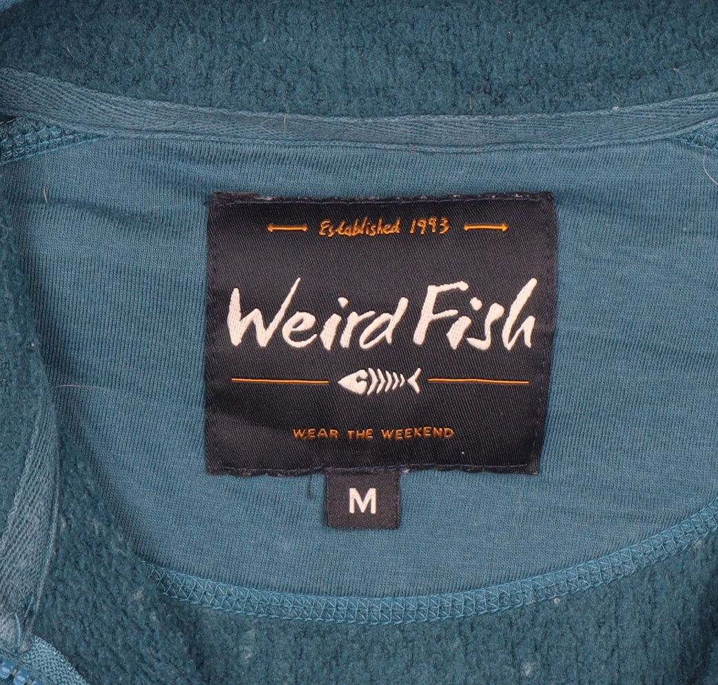Weird Fish Men’s Blue M Fleece Full Zip Basic Jacket