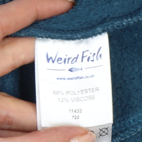 Weird Fish Men’s Blue M Fleece Full Zip Basic Jacket