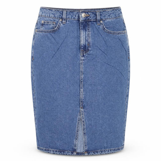 Marks and Spencer Women Blue UK 6 Denim Pencil Knee Length Skirt
