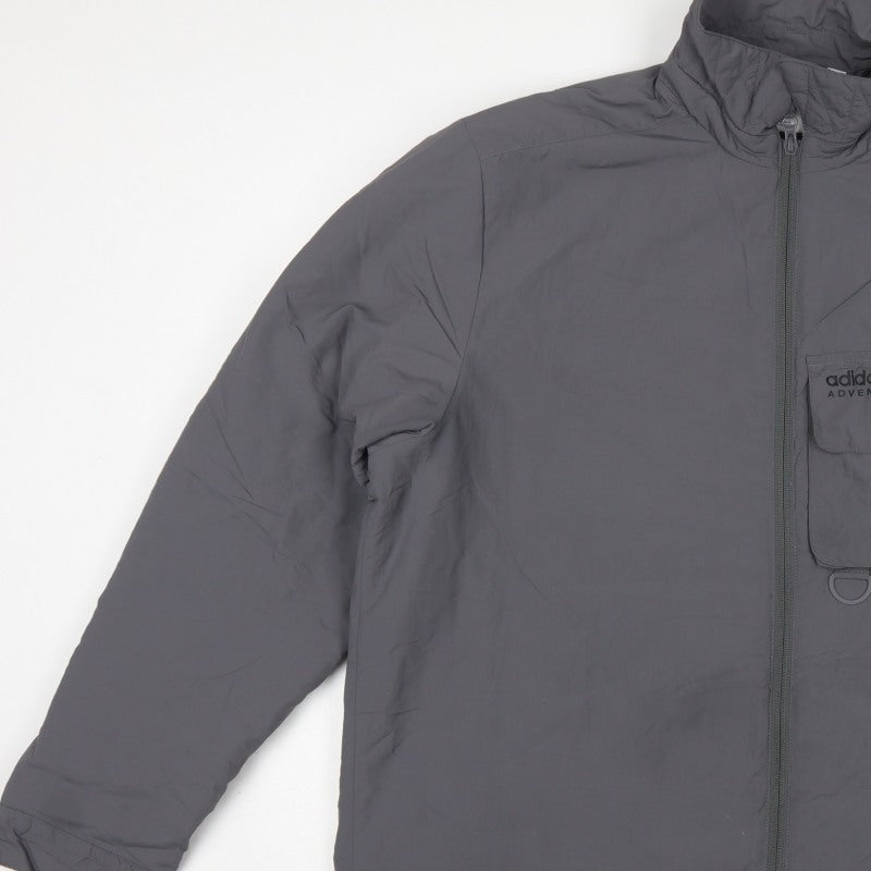 Adidas Men’s Grey XL Adventure Insulated Full Zip Outdoor Jacket