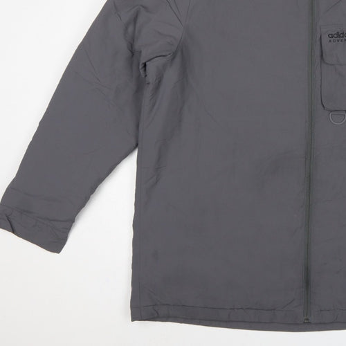 Adidas Men’s Grey XL Adventure Insulated Full Zip Outdoor Jacket