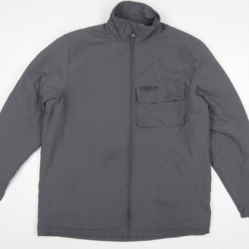 Adidas Men’s Grey XL Adventure Insulated Full Zip Outdoor Jacket