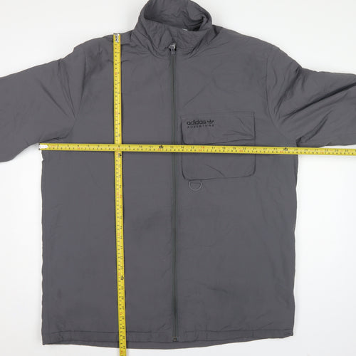 Adidas Men’s Grey XL Adventure Insulated Full Zip Outdoor Jacket