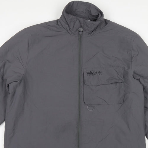 Adidas Men’s Grey XL Adventure Insulated Full Zip Outdoor Jacket