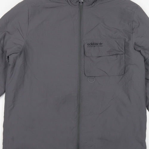 Adidas Men’s Grey XL Adventure Insulated Full Zip Outdoor Jacket