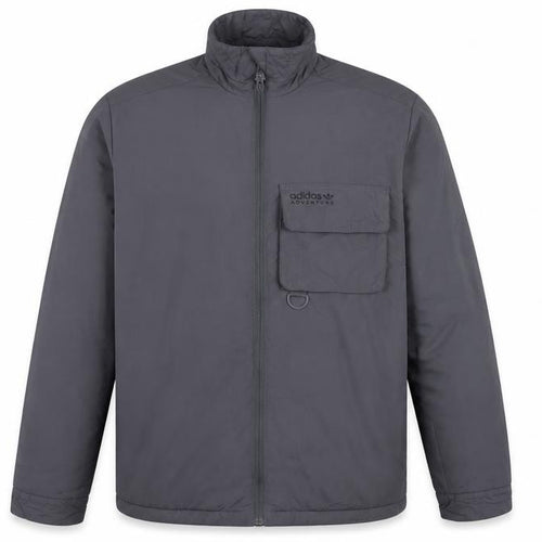 Adidas Men’s Grey XL Adventure Insulated Full Zip Outdoor Jacket