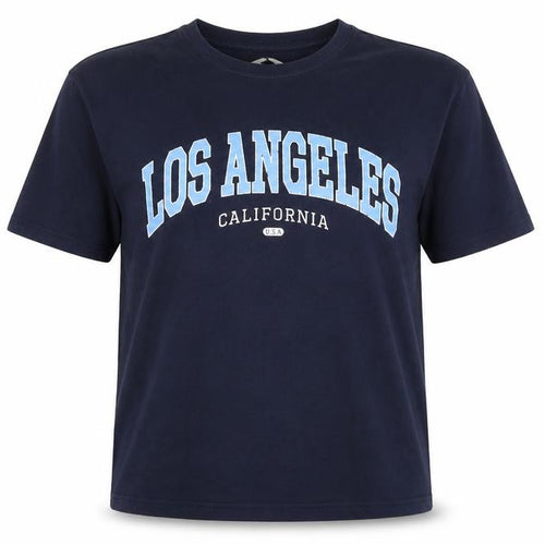 H&M Women Blue M Los Angeles California Cotton Jersey T-Shirt