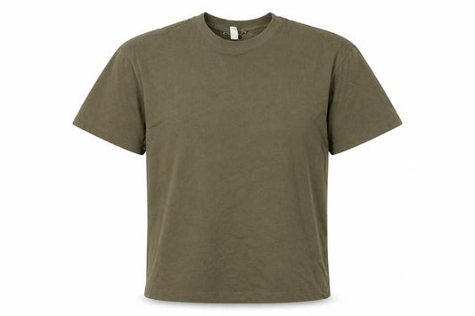 Topshop Women Green XS Basic Cotton Raglan Short Sleeve T-Shirt