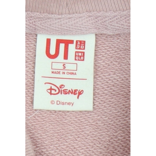 Uniqlo Women Pink S Minnie Mouse Graphic Mock Neck Jumper Dress