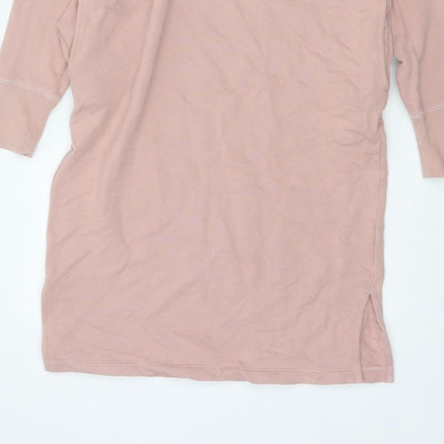 Uniqlo Women Pink S Minnie Mouse Graphic Mock Neck Jumper Dress