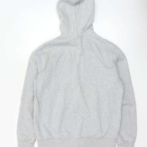 Lacoste Men’s Grey L Classic Fit Full Zip Hooded Logo Hoodie