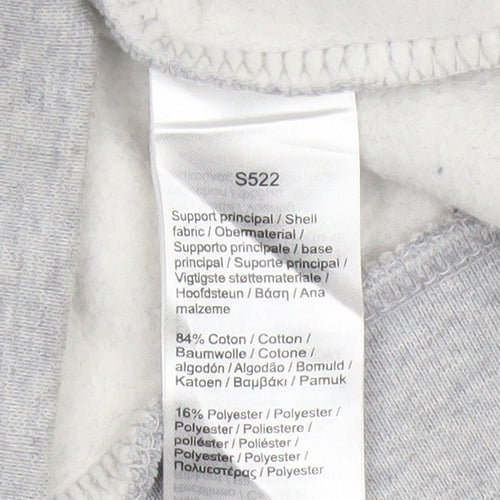 Lacoste Men’s Grey L Classic Fit Full Zip Hooded Logo Hoodie