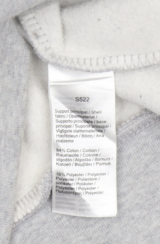 Lacoste Men’s Grey L Classic Fit Full Zip Hooded Logo Hoodie