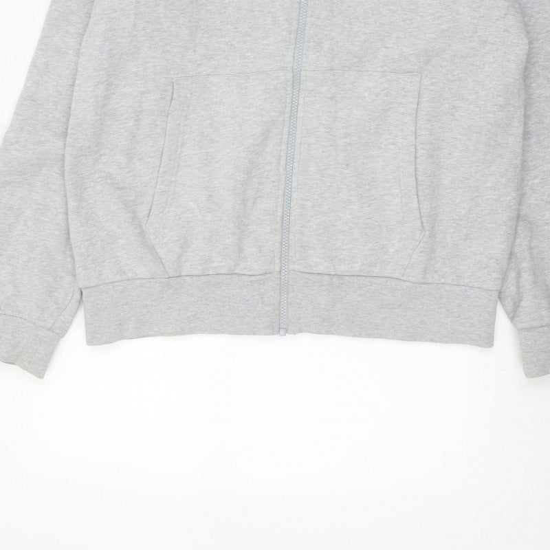 Lacoste Men’s Grey L Classic Fit Full Zip Hooded Logo Hoodie