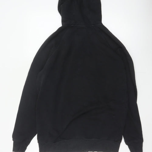 Gymshark Men's Black L Full Zip Hooded Fleece Logo Hoodie