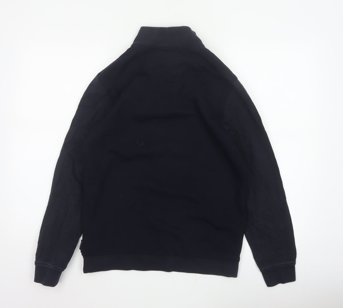 Ted Baker Men’s Blue S Half Zip High Neck Designer Sweatshirt