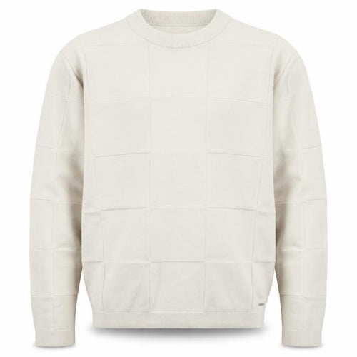 Marks & Spencer Autograph Men’s Ivory XL Geometric Knit Jumper