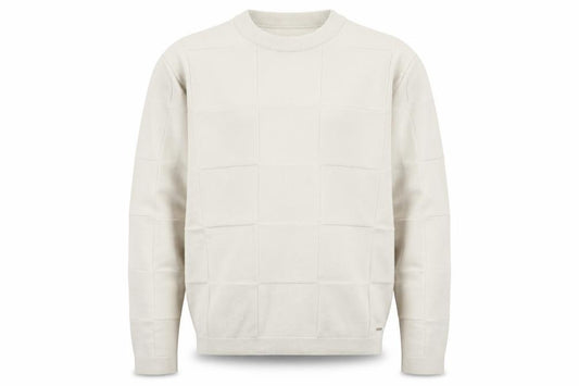 Marks & Spencer Autograph Men’s Ivory XL Geometric Knit Jumper