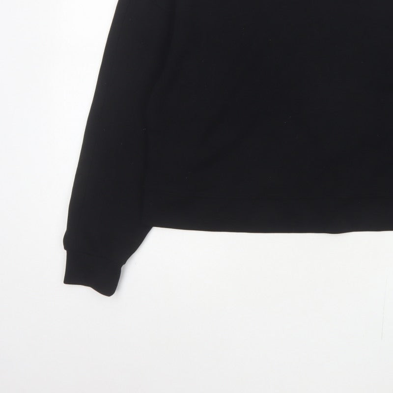 Additional view of Goodmove Women’s Black UK 12 Pullover Crew Neck Raglan Sweatshirt
