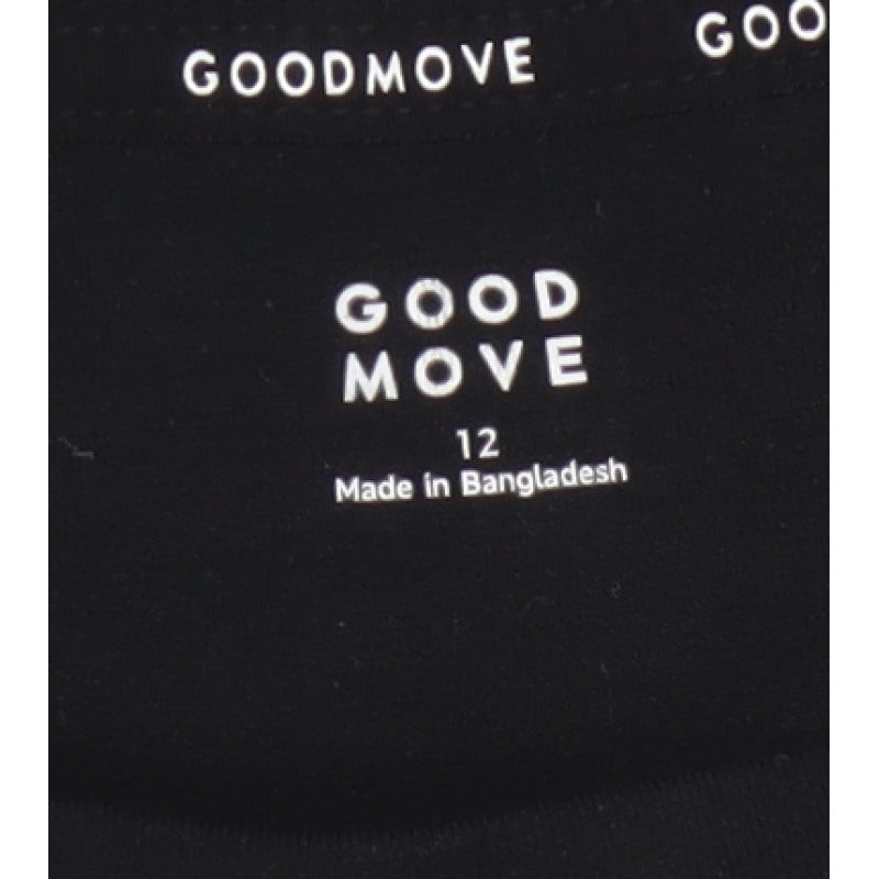 Additional view of Goodmove Women’s Black UK 12 Pullover Crew Neck Raglan Sweatshirt