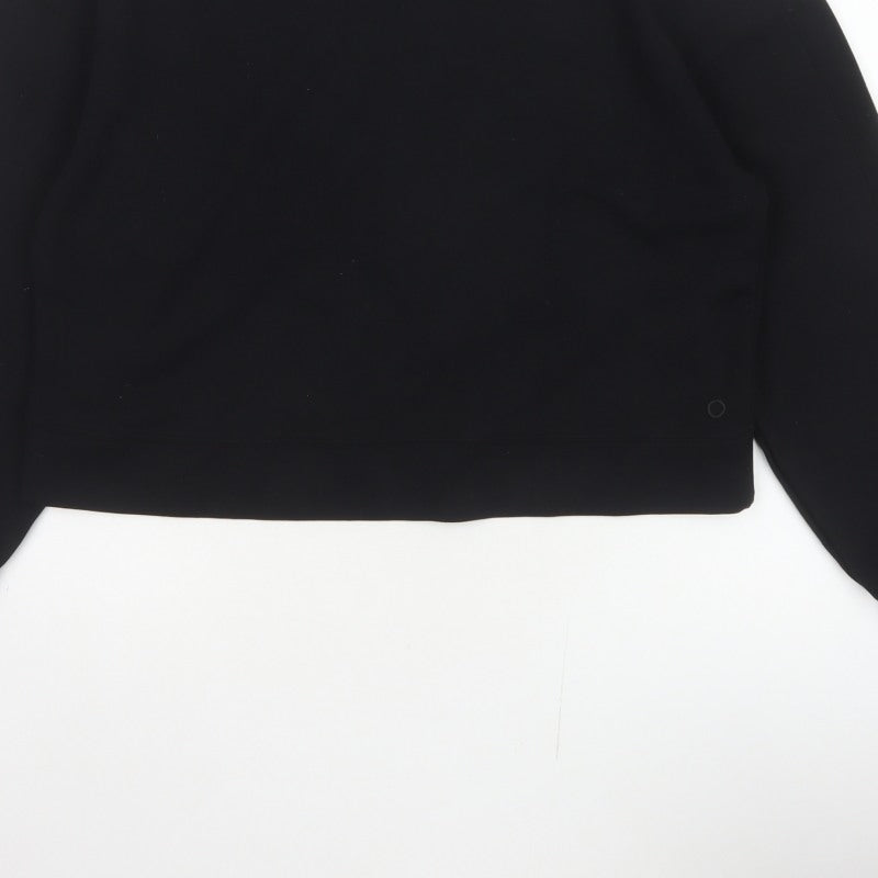 Additional view of Goodmove Women’s Black UK 12 Pullover Crew Neck Raglan Sweatshirt
