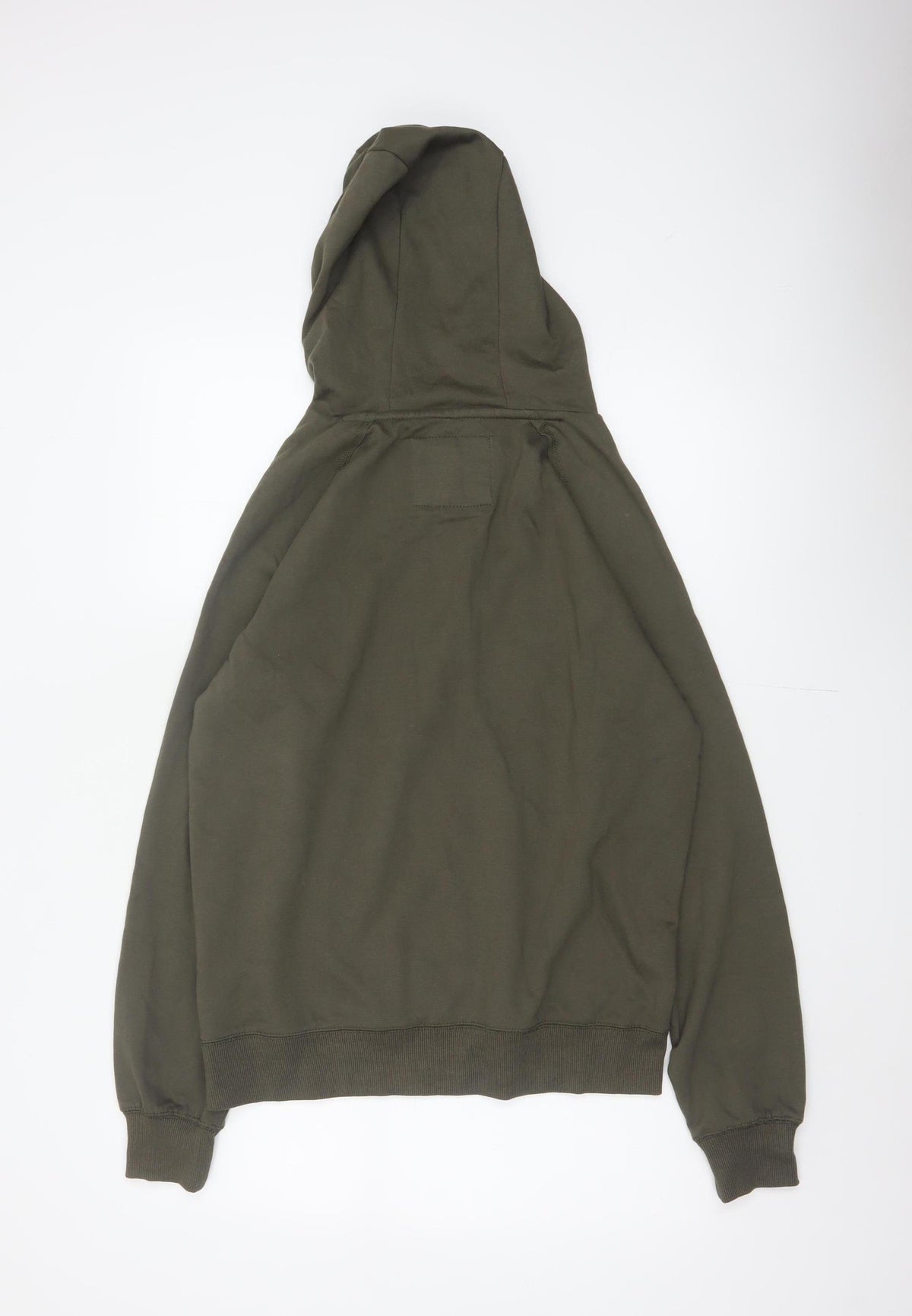 Genetic Apparel Men’s Green M Distressed Pullover Hoodie Grunge