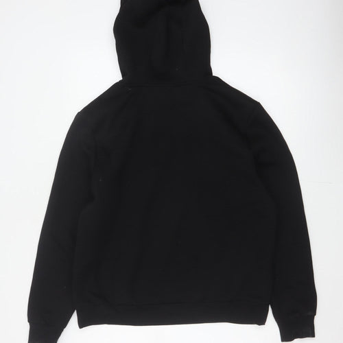 McKenzie Men’s Black S Pullover Hoodie Logo Drawstring Pocket