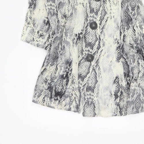 Zara Basic Women’s Multicoloured Snake Print XS Fit & Flare Dress