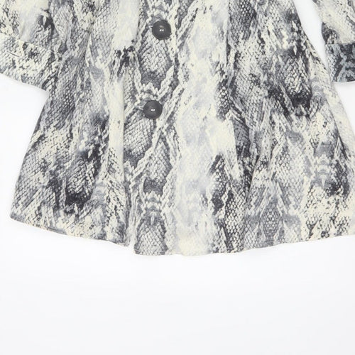 Zara Basic Women’s Multicoloured Snake Print XS Fit & Flare Dress