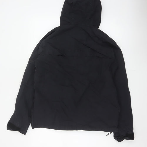 Dickies Men’s Black Small Hooded 1/4 Zip Anorak Jacket
